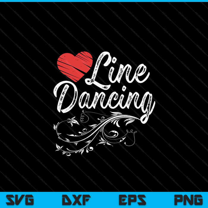 Lijndansen Lijndans SVG PNG digitale snijbestanden