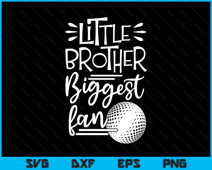 Little Brother Biggest Fan Hockey, Hockey Boys SVG PNG Digital Printable Files