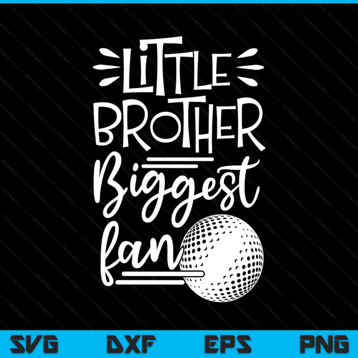 Little brother biggest fan hockey, hockey boys SVG PNG cut file for Cricut