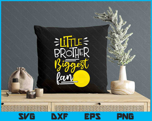 Little Brother Biggest Fan Lacrosse, Lacrosse Boys SVG PNG Digital Printable Files