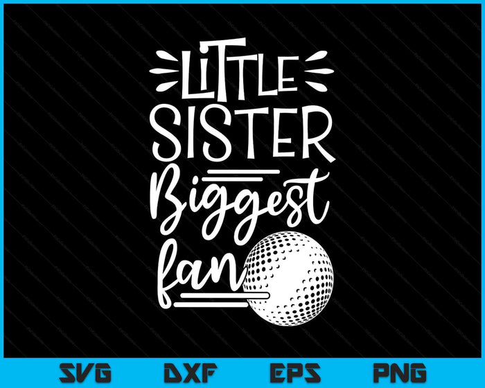 Little Sister Biggest Fan Hockey, Hockey Girls SVG PNG Digital Printable Files