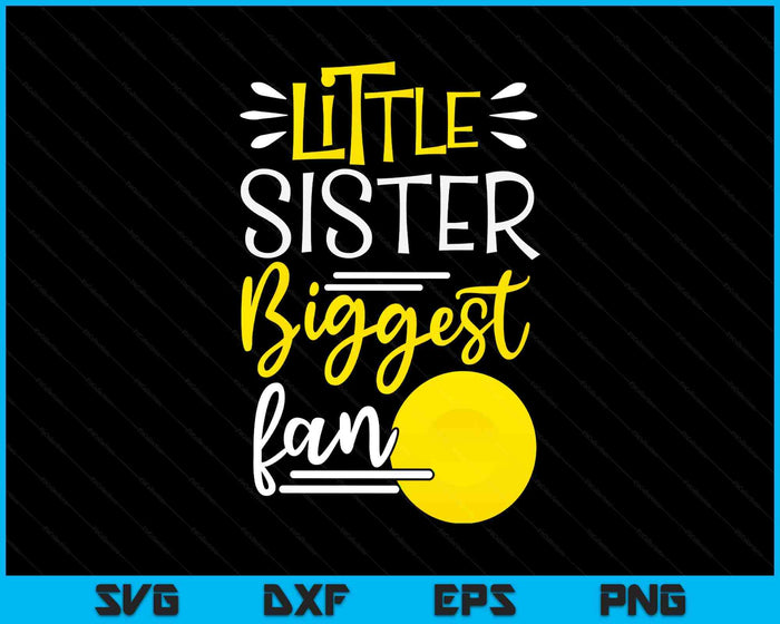 Little Sister Biggest Fan Lacrosse, Lacrosse Girls SVG PNG Digital Printable Files