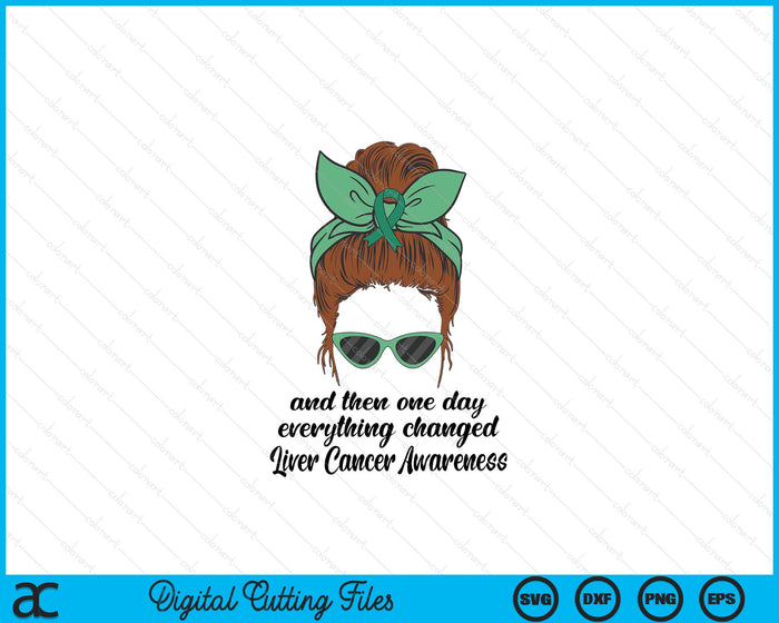 Liver Cancer Awareness Everything Changed Liver Cancer SVG PNG Digital Printable Files