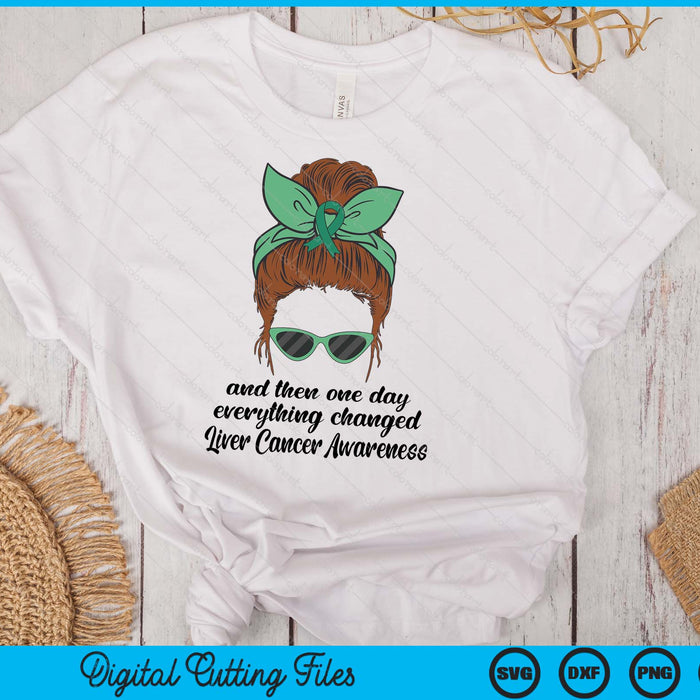 Liver Cancer Awareness Everything Changed Liver Cancer SVG PNG Digital Printable Files