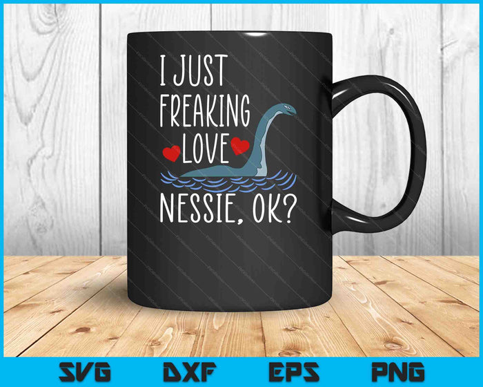 Loch Ness Monster Nessie Scotland Irish Fabulous Creatures SVG PNG Digital Printable Files