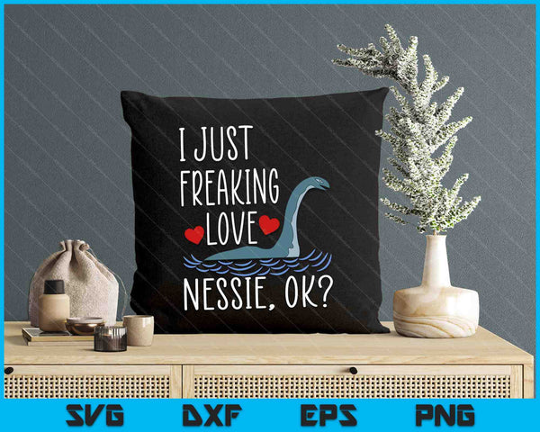 Loch Ness Monster Nessie Scotland Irish Fabulous Creatures SVG PNG Digital Printable Files