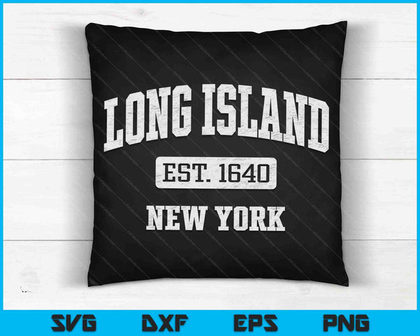 Long Island New York NY Vintage SVG PNG Digital Cutting Files