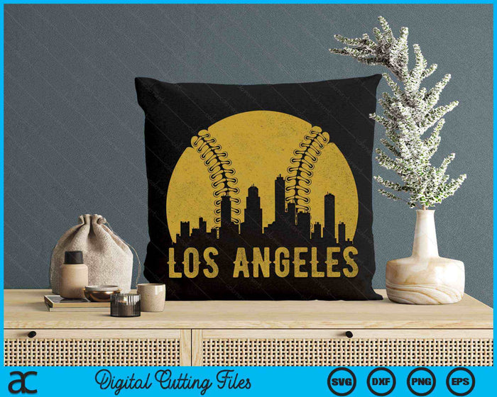 Los Angeles Baseball Fan SVG PNG Cutting Printable Files