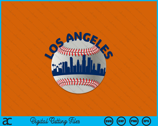 Los Angeles Baseball Team Fans of Space City SVG PNG Cutting Printable Files
