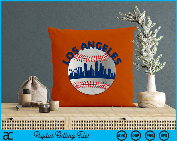Los Angeles Baseball Team Fans of Space City SVG PNG Cutting Printable Files