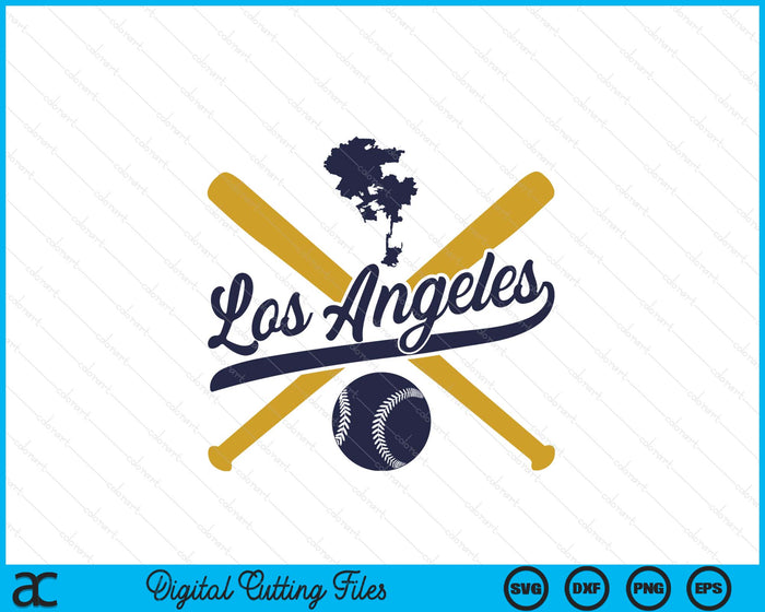 Los Angeles Baseball Vintage Wisconsin Pride Love City SVG PNG Digital Cutting Files