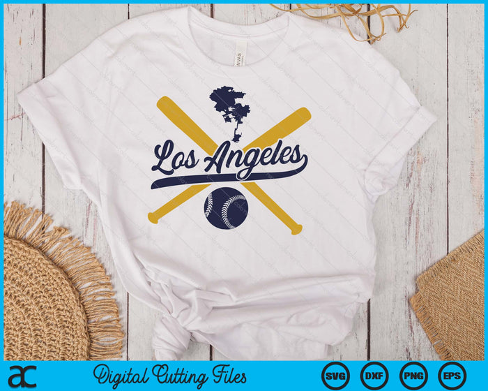 Los Angeles Baseball Vintage Wisconsin Pride Love City SVG PNG Digital Cutting Files