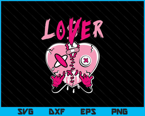 Loser Lover Heart Dripping Low Triple Pink Matching SVG PNG Cutting Printable Files