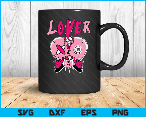 Loser Lover Heart Dripping Low Triple Pink Matching SVG PNG Cutting Printable Files