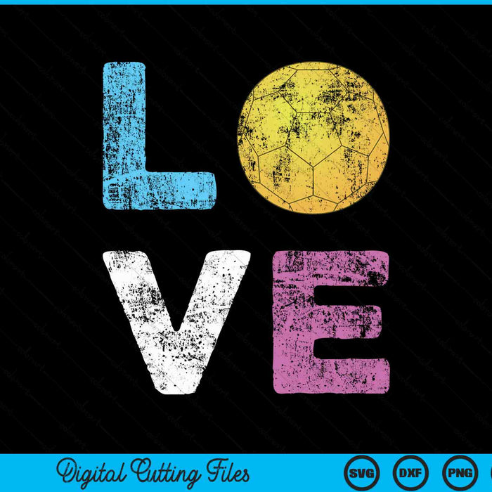 Love handball team fan SVG cut file