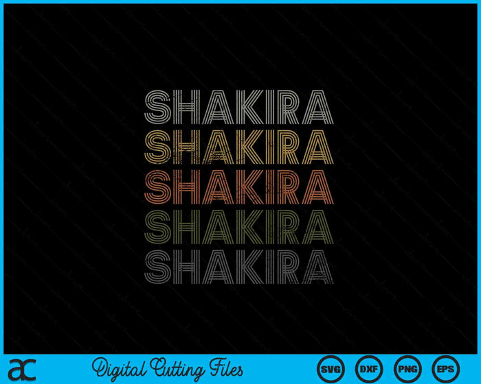 Love Heart Shakira Grunge-Vintage Style Black Shakira SVG PNG Digital Printable Files