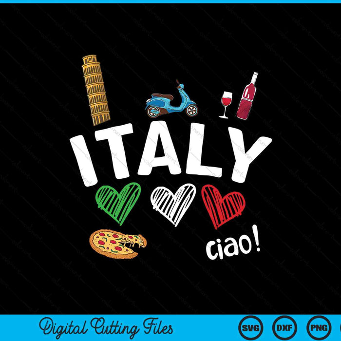 Love italy and everything Italian culture SVG cut file