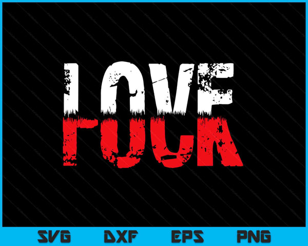 Love or fuck - which one do you see first SVG cut file
