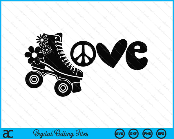 Love skating SVG cut file