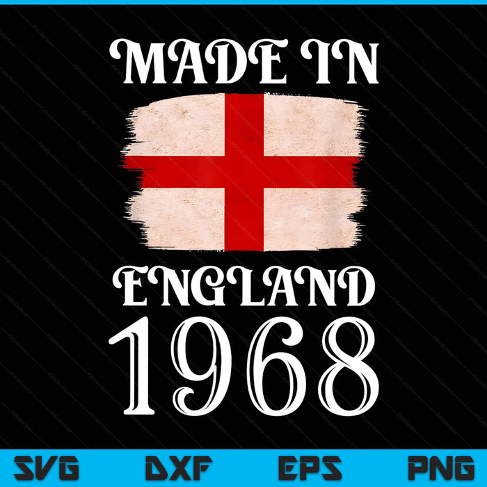 Love St georges day made in england 1968 for Englishman SVG cut file