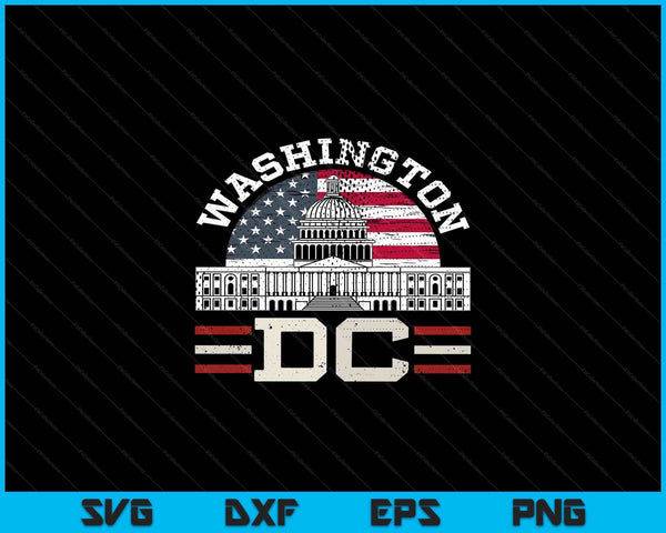 Love Washington dc USA SVG cut file