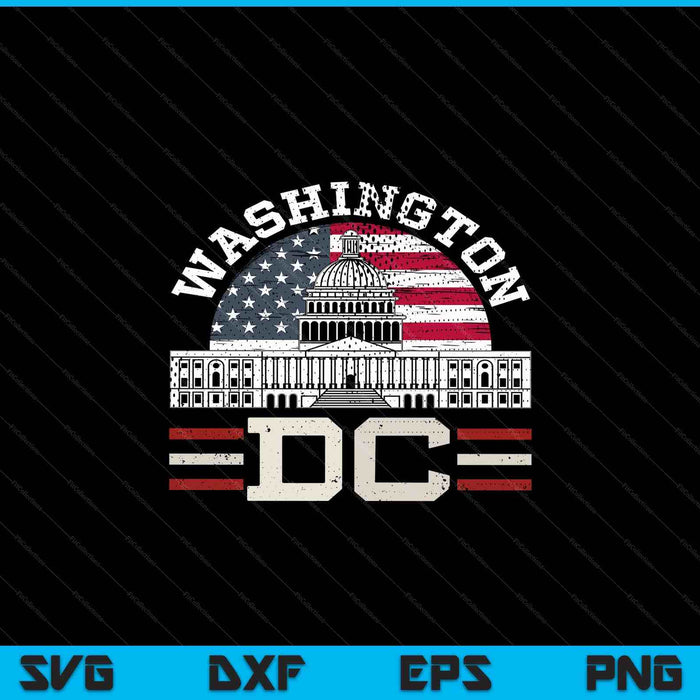 Love Washington dc USA SVG cut file