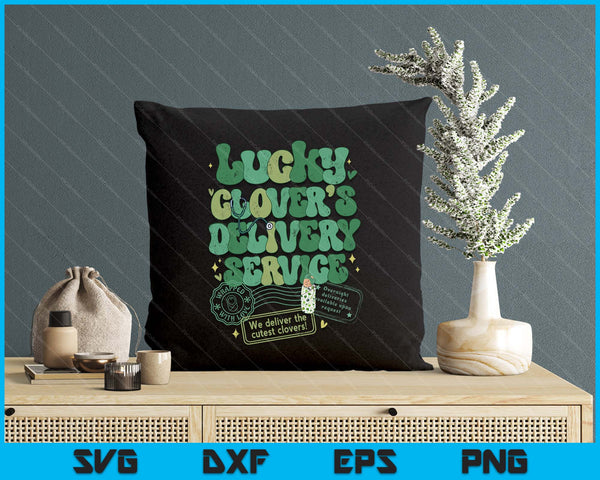 Lucky Clover's Delivery Service L&D Nurse St Patrick's Day SVG PNG Digital Printable Files