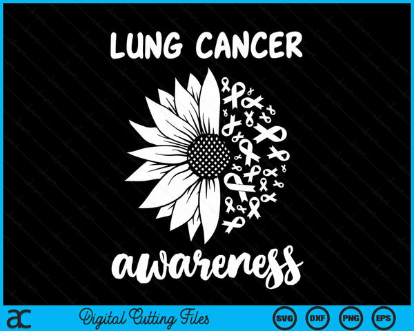 Lung Cancer Awareness SVG PNG Digital Cutting Files