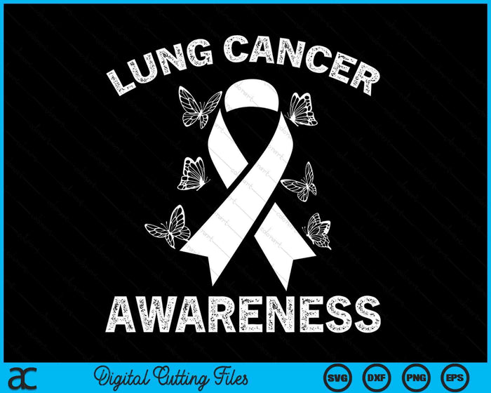 Lung Cancer Awareness SVG PNG Digital Printable Files