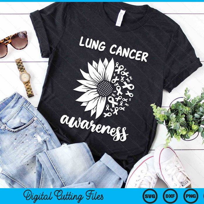 Lung Cancer Awareness SVG PNG Digital Cutting Files