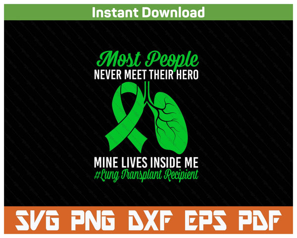 Lung Transplant Warrior Awareness SVG PNG Cutting Files