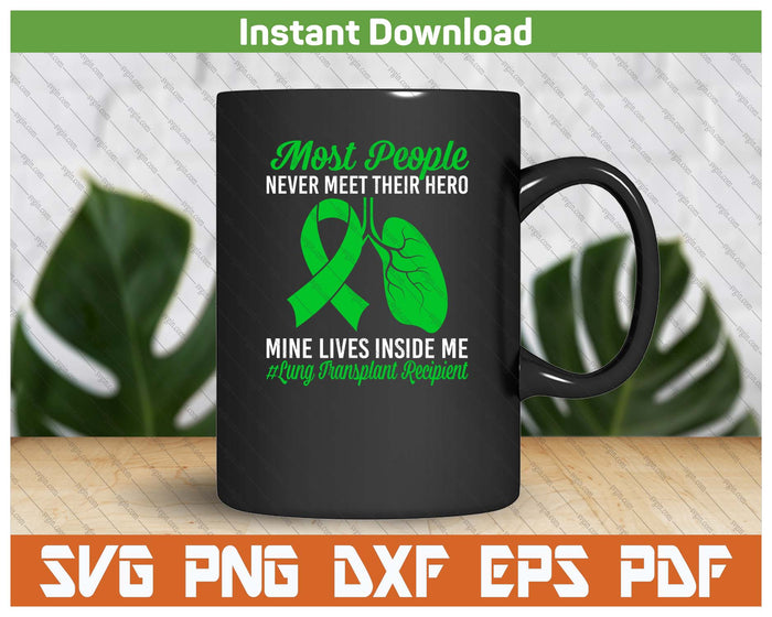 Lung Transplant Warrior Awareness SVG PNG Cutting Files