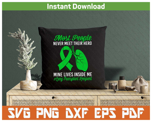 Lung Transplant Warrior Awareness SVG PNG Cutting Files