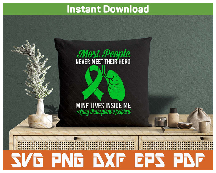 Lung Transplant Warrior Awareness SVG PNG Cutting Files