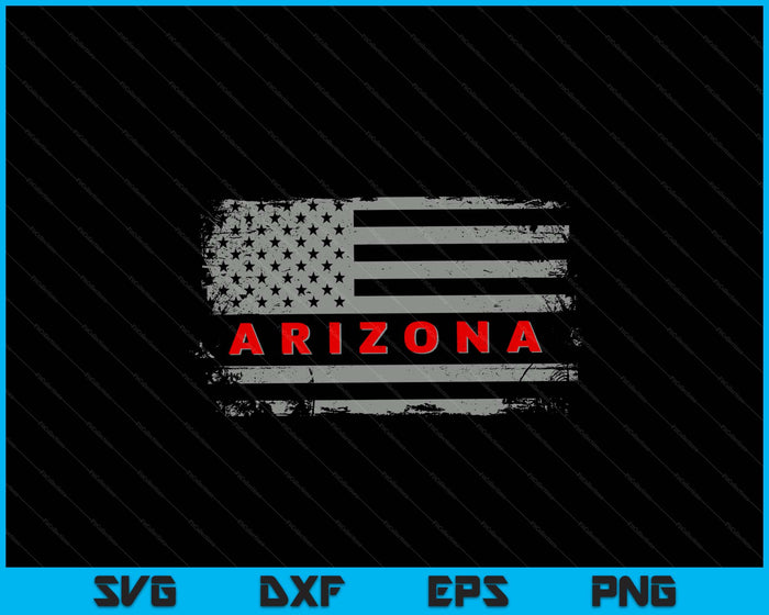 Luv Tee USA Arizona American State 4th Of July SVG PNG Digital Printable Files