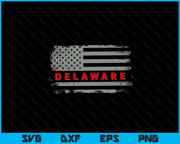 Luv Tee USA Delaware American State 4th Of July SVG PNG Digital Printable Files