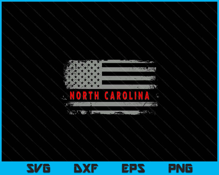Luv Tee USA North Carolina American State 4th Of July SVG PNG Digital Printable Files
