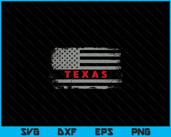 Luv USA Texas American state 4th of July SVG cut file