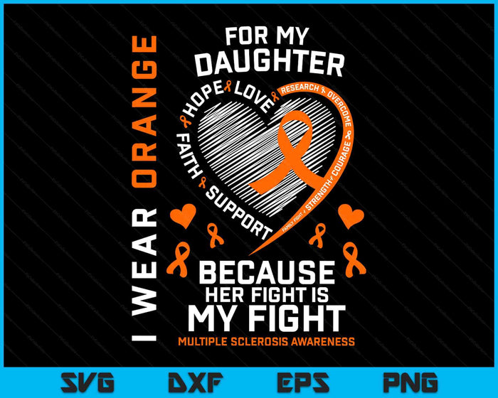 MS Shirts Wife Multiple Sclerosis Shirt Men MS Awareness SVG PNG Digital Printable Files