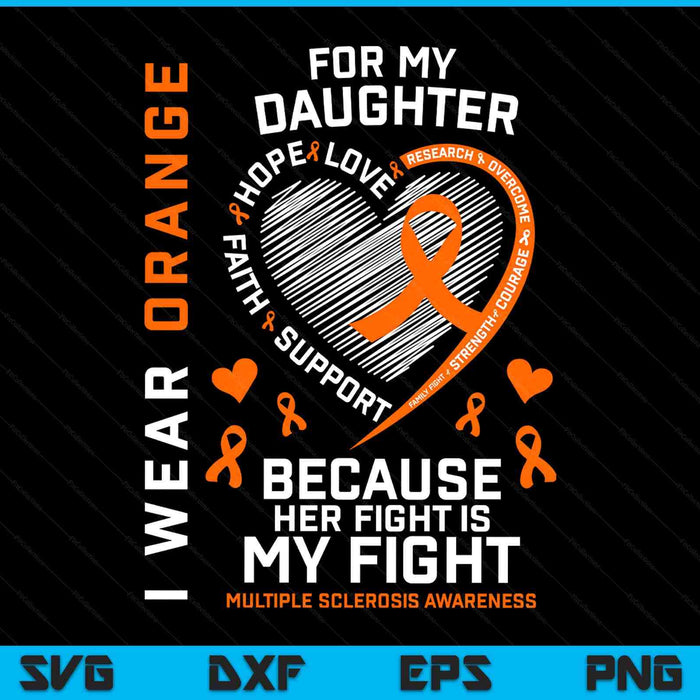 MS Shirts Wife Multiple Sclerosis Shirt Men MS Awareness SVG PNG Digital Printable Files