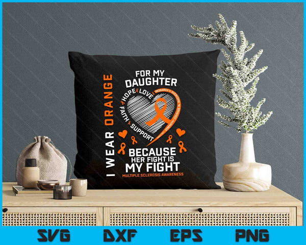 MS Shirts Wife Multiple Sclerosis Shirt Men MS Awareness SVG PNG Digital Printable Files