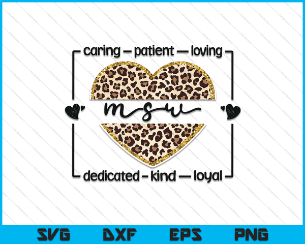 Cool Cheetah Leopard Print Heart Valentine's Day SVG Files – creativeusarts