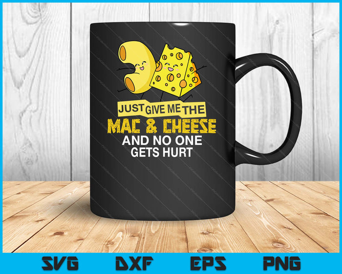 Mac And Cheese Gift Macaroni Cheesy Noodle SVG PNG Digital Printable Files