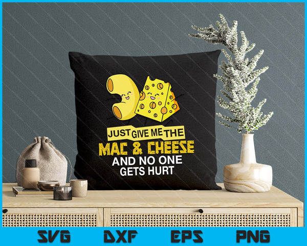 Mac And Cheese Gift Macaroni Cheesy Noodle SVG PNG Digital Printable Files