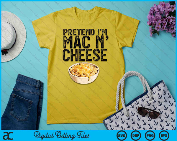 Mac n Cheese Boy Girl Macaroni and Cheese Halloween Costume SVG PNG Digital Printable Files