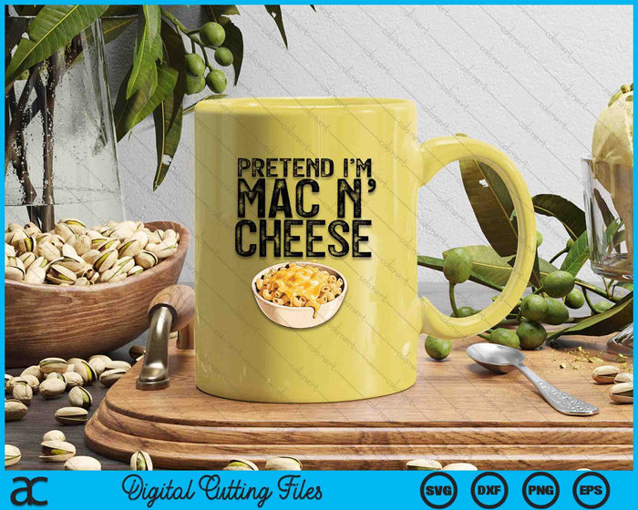 Mac n Cheese Boy Girl Macaroni and Cheese Halloween Costume SVG PNG Digital Printable Files