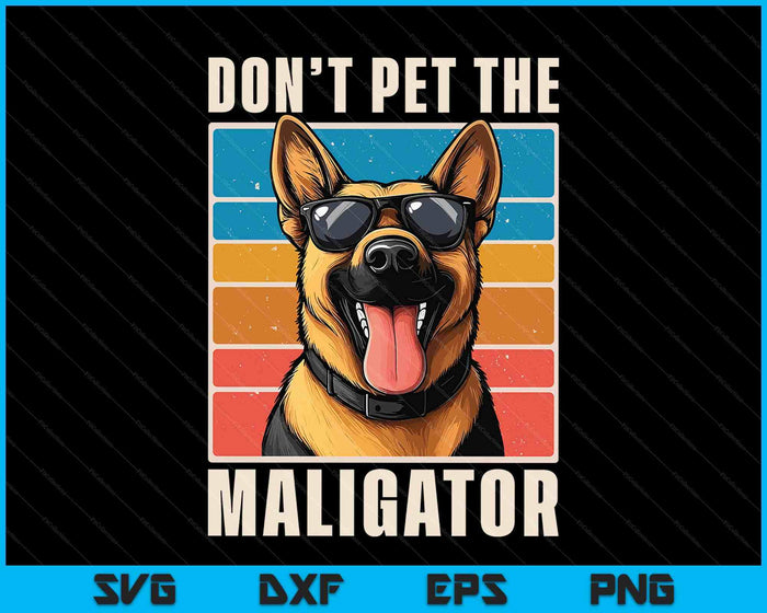 Malinois Maligator Belgian Malinois SVG PNG Digital Printable Files