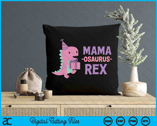 Mama Dinosaur Family Matching Birthday SVG PNG Digital Cutting Files