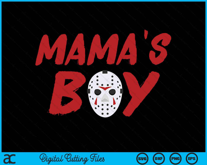 Mama's Boy, ik wou dat het vrijdag Halloween SVG PNG digitale snijbestanden was