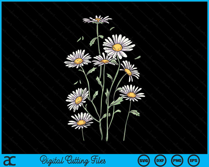 Marguerites Daisy Spring Summer Daisies Flower SVG PNG Digital Cutting Files